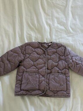 Zara toddler girl purple padded light jacket 3T